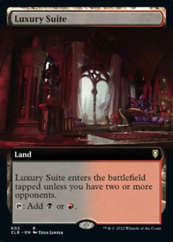 Luxury Suite (Extended Art) [Commander Legends: Battle for Baldur’s Gate] - MTG Single