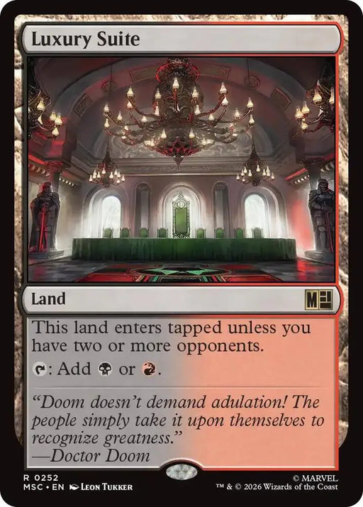 Luxury Suite (Surge Foil) (252) [Marvel Super Heroes Commander]