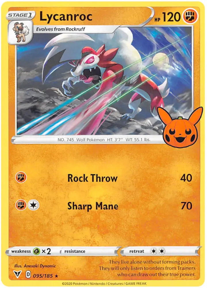 Lycanroc (095/185) [Trick or Trade 2023] - Pokemon Single