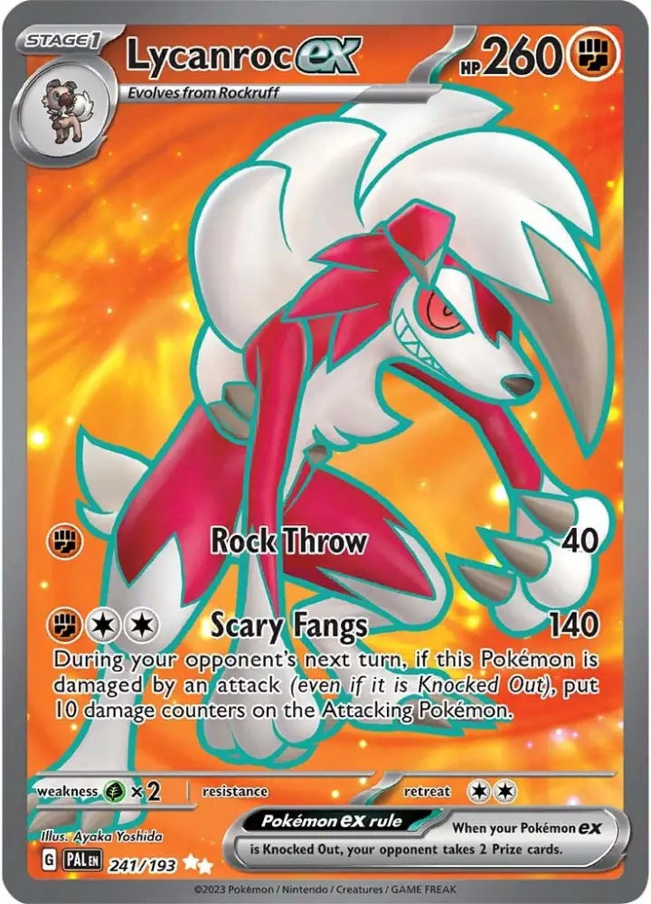Lycanroc ex (241/193) [Scarlet & Violet: Paldea Evolved] - Pokemon Single