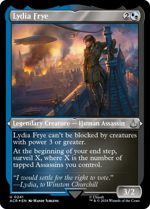 Lydia Frye (Foil Etched) [Assassin’s Creed] - MTG Single