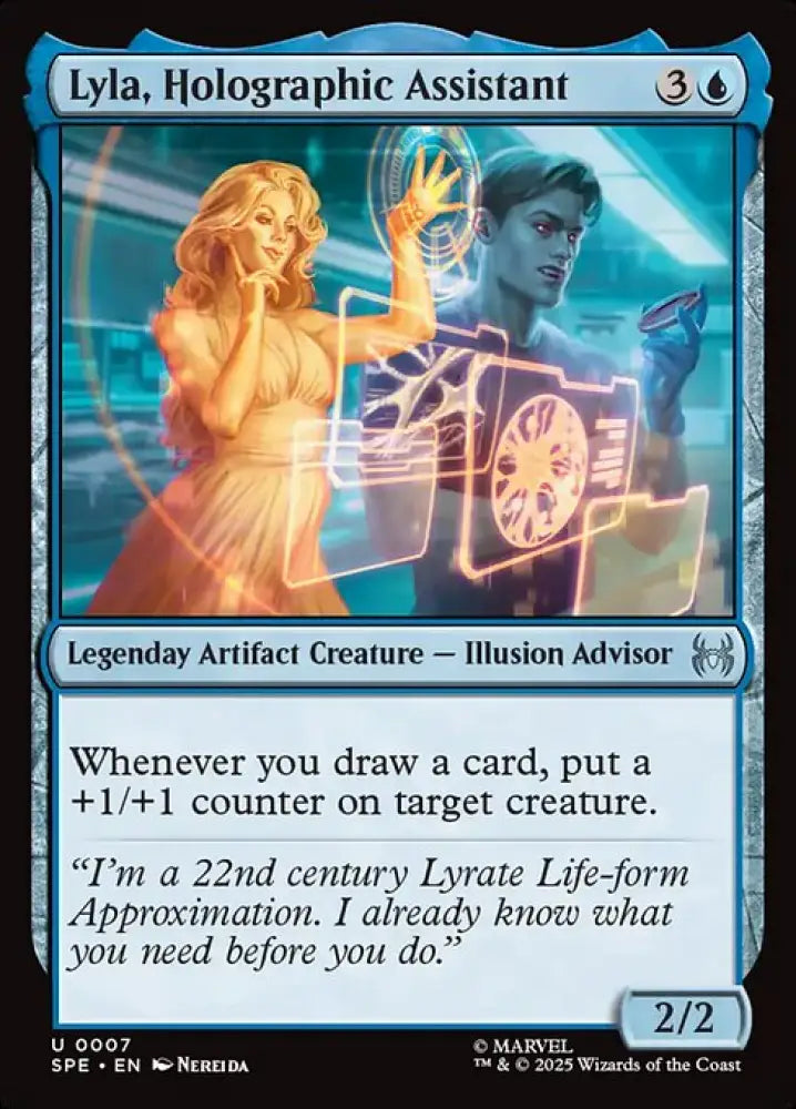 Lyla, Holographic Assistant (7) [Marvel's Spider-Man Eternal]