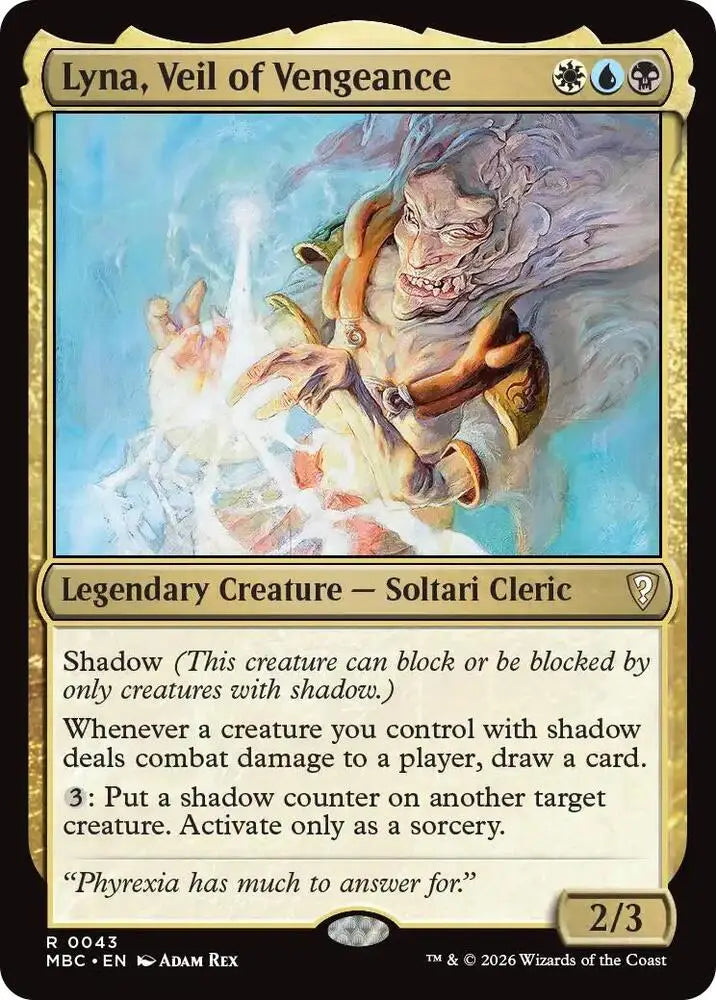 Lyna, Veil of Vengeance (43) [Mystery Booster Commander Edition]