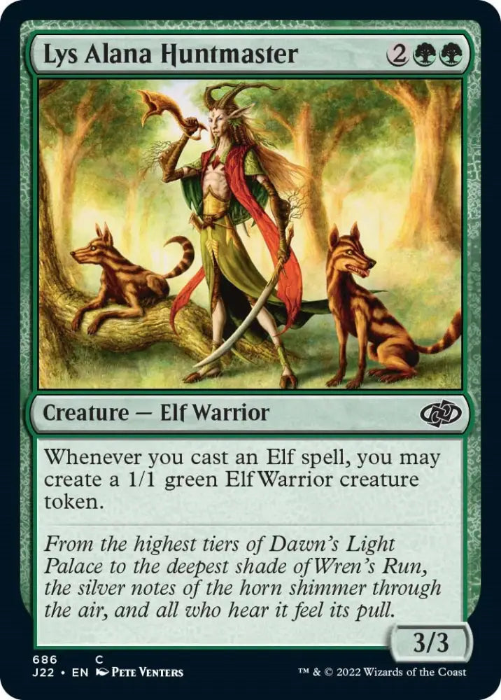 Lys Alana Huntmaster [Jumpstart 2022] - MTG Single