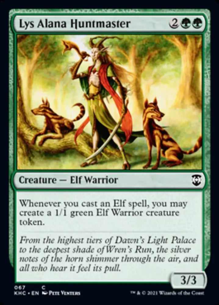 Lys Alana Huntmaster [Kaldheim Commander] - MTG Single