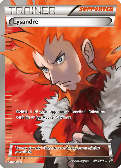 Lysandre (104/106) [XY: Flashfire] - Pokemon Single