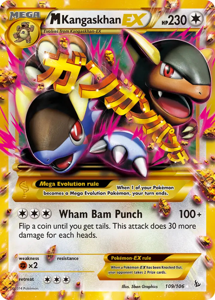 M Kangaskhan EX (109/106) [XY: Flashfire] - Pokemon Single