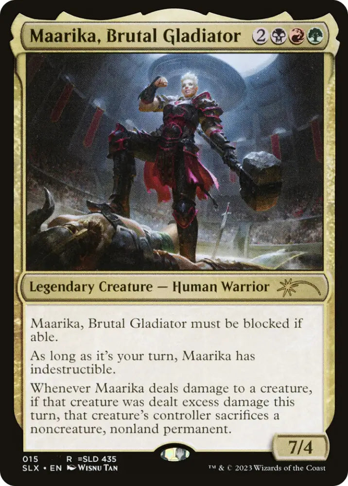Maarika Brutal Gladiator [Secret Lair: Universes Within] - MTG Single