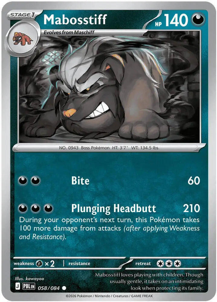 Mabosstiff (058/084) [ME05: Pitch Black]