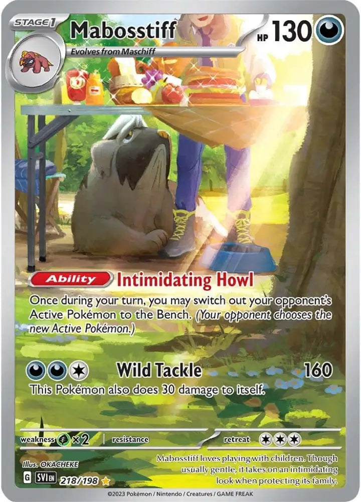 Mabosstiff (218/198) [Scarlet & Violet: Base Set] - Pokemon Single