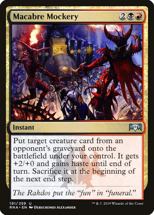 Macabre Mockery [Ravnica Allegiance] - MTG Single