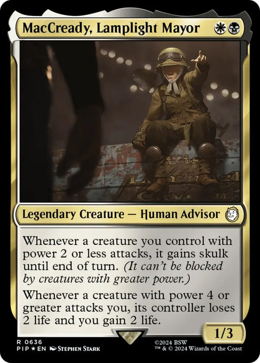 MacCready Lamplight Mayor (Surge Foil) [Fallout] - MTG Single