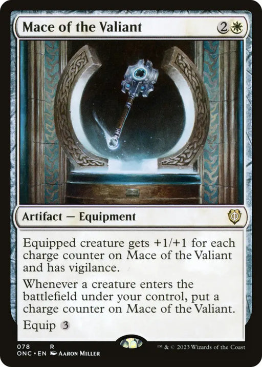 Mace of the Valiant [Phyrexia: All Will Be One Commander] - MTG Single