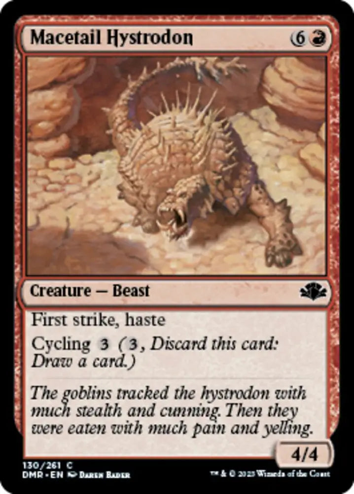 Macetail Hystrodon [Dominaria Remastered] - MTG Single