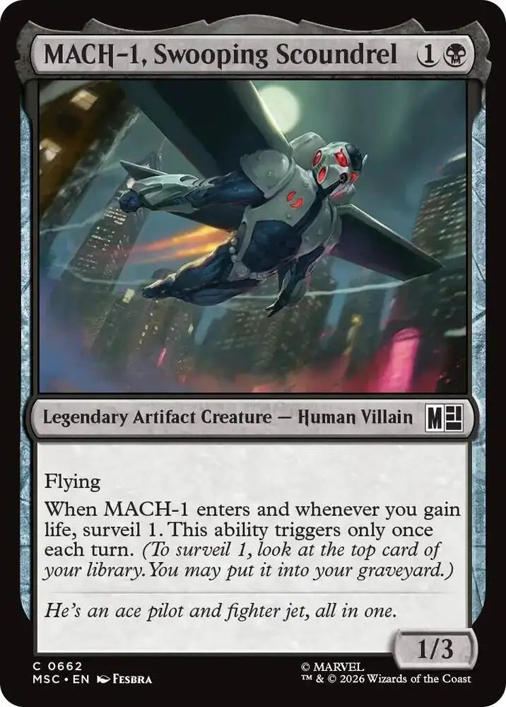 MACH-1, Swooping Scoundrel (662) [Marvel Super Heroes Commander]