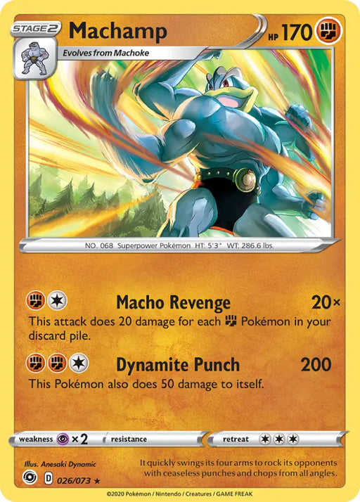 Machamp (026/073) [Sword & Shield: Champion’s Path] - Pokemon Single