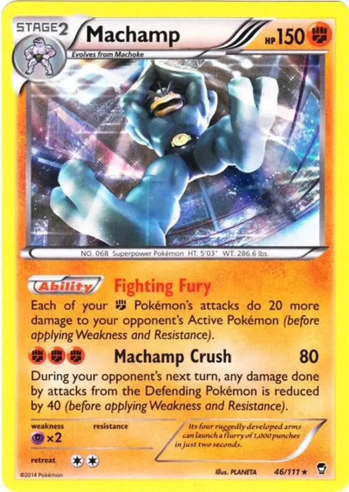 Machamp (46/111) [XY: Furious Fists] - Pokemon Single