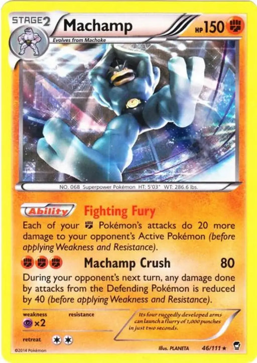 Machamp (46/111) [XY: Furious Fists] - Pokemon Single