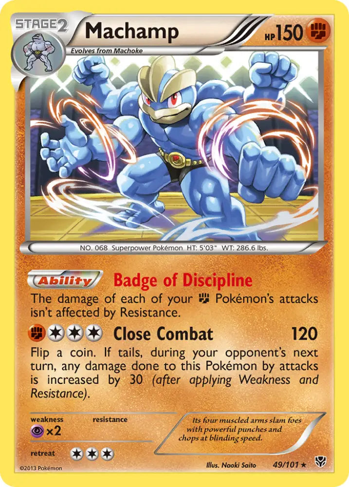 Machamp (49/101) [Black & White: Plasma Blast] - Pokemon Single