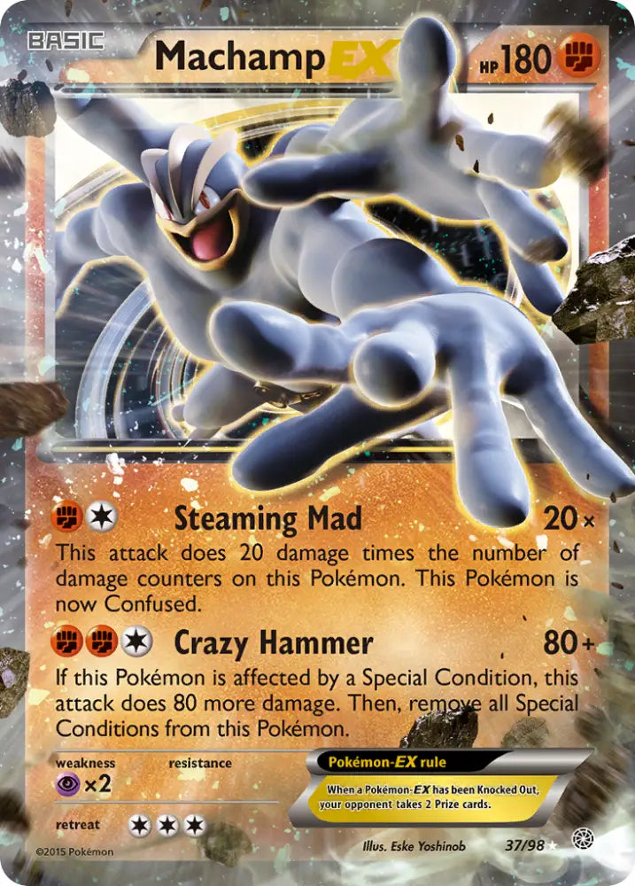 Machamp EX (37/98) [XY: Ancient Origins] - Pokemon Single