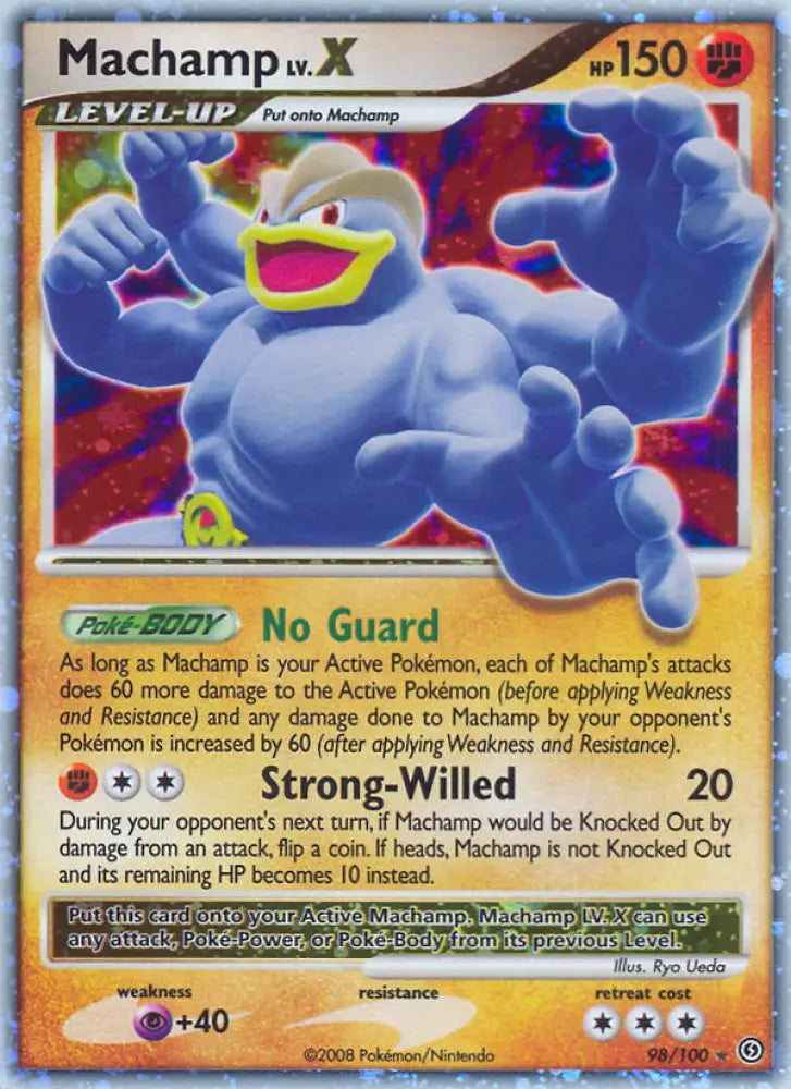 Machamp LV.X (98/100) [Diamond & Pearl: Stormfront] - Pokemon Single