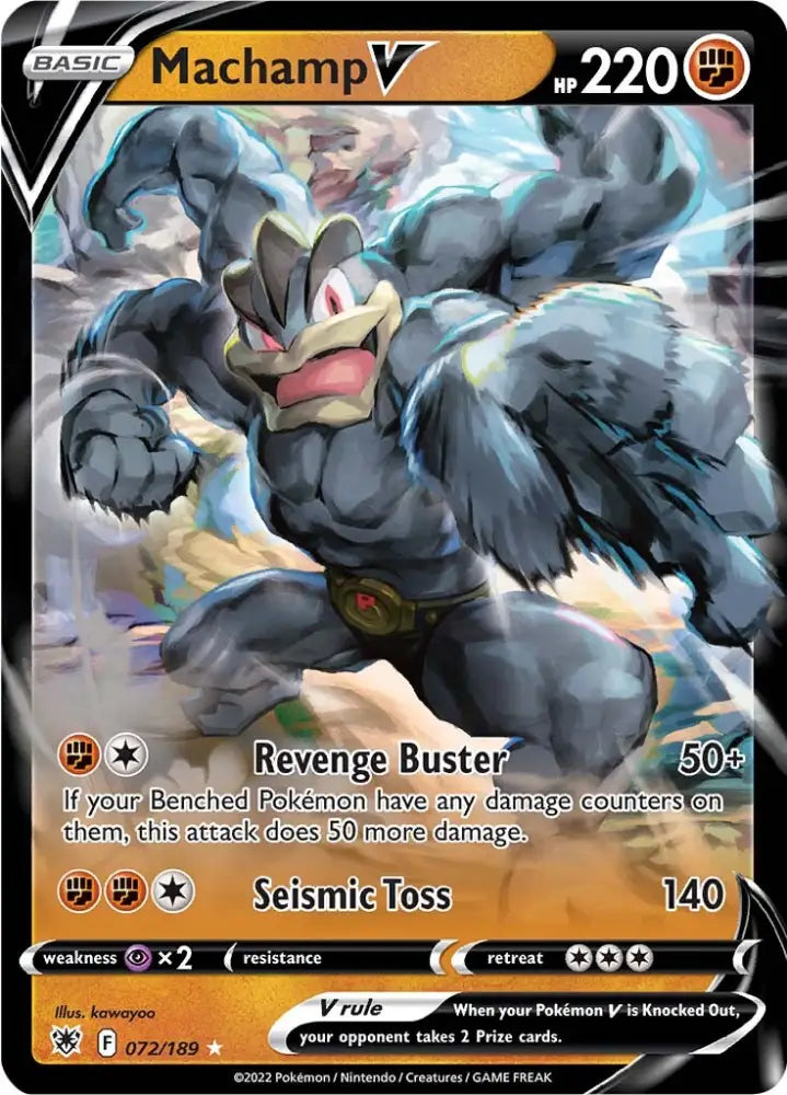 Machamp V (072/189) [Sword & Shield: Astral Radiance] - Pokemon Single