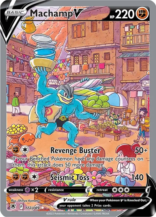 Machamp V (172/189) [Sword & Shield: Astral Radiance] - Pokemon Single