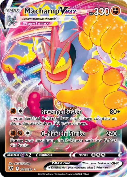 Machamp VMAX (073/189) [Sword & Shield: Astral Radiance] - Pokemon Single