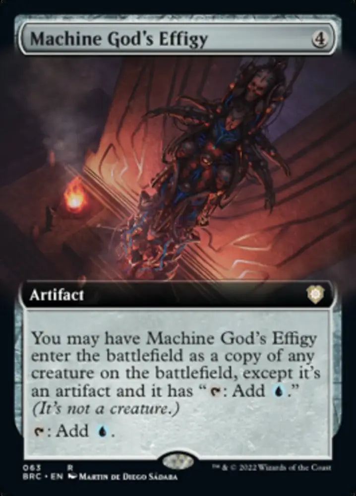 Machine God’s Effigy (Extended Art) [The Brothers’ War Commander] - MTG Single