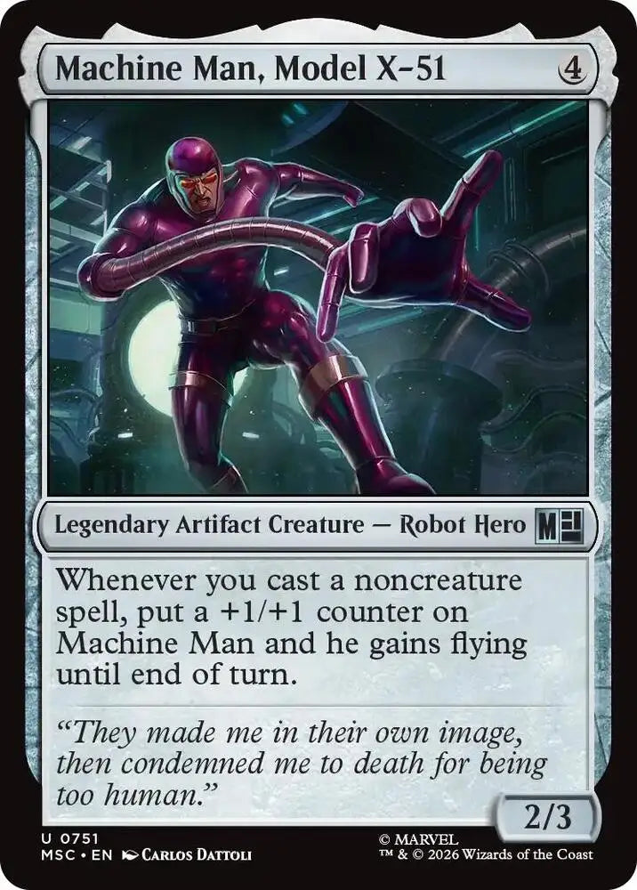 Machine Man, Model X-51 (751) [Marvel Super Heroes Commander]