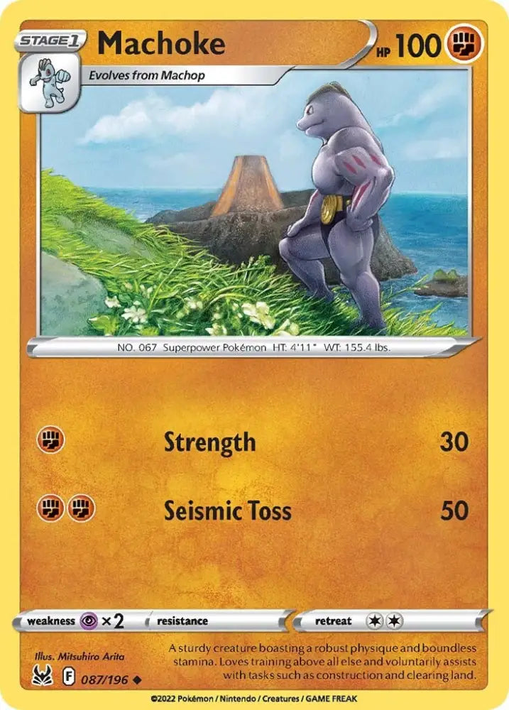 Machoke (087/196) [Sword & Shield: Lost Origin] - Pokemon Single