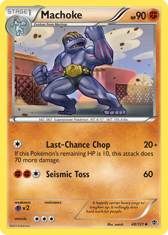 Machoke (48/101) [Black & White: Plasma Blast] - Pokemon Single
