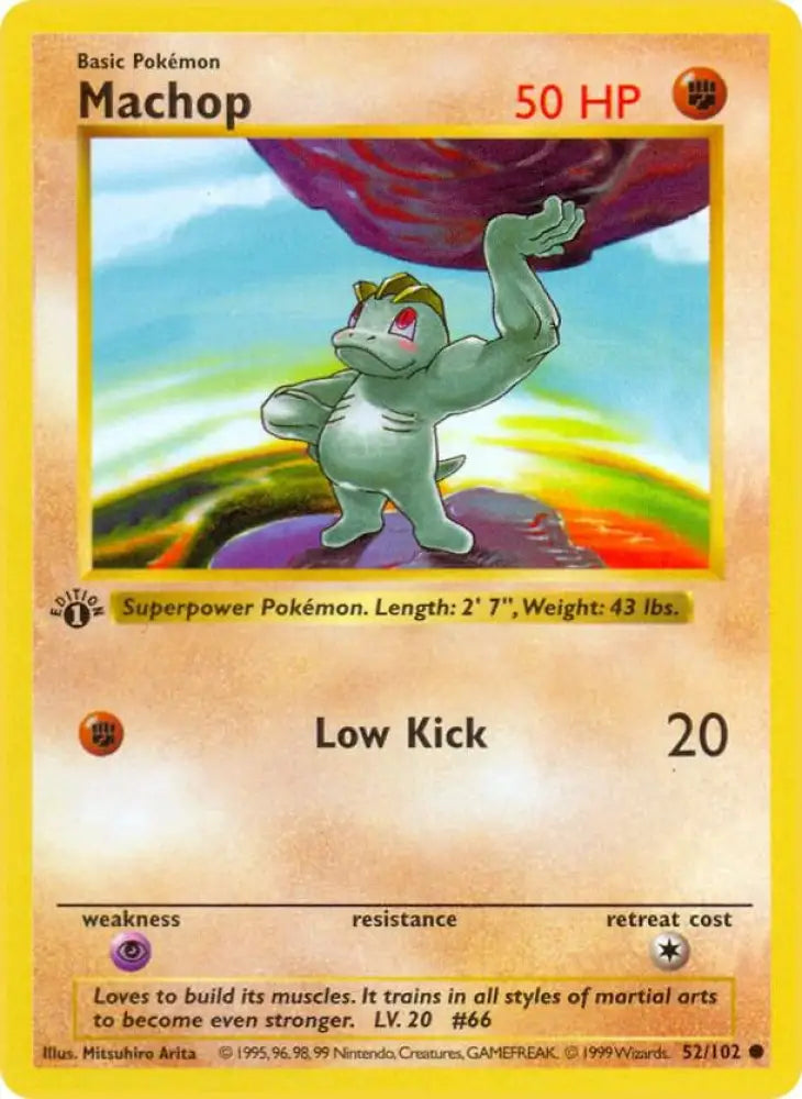Machop (052/102) [Base Set Shadowless (1st Edition)]