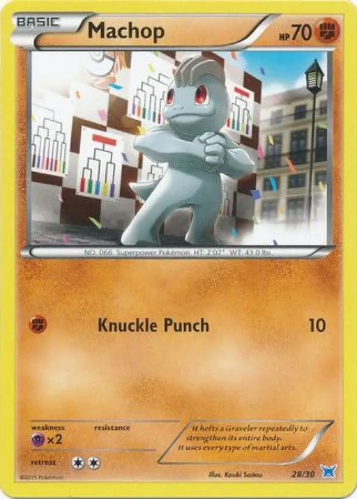 Machop (28/30) [XY: Trainer Kit 2 - Latios] - Pokemon Single