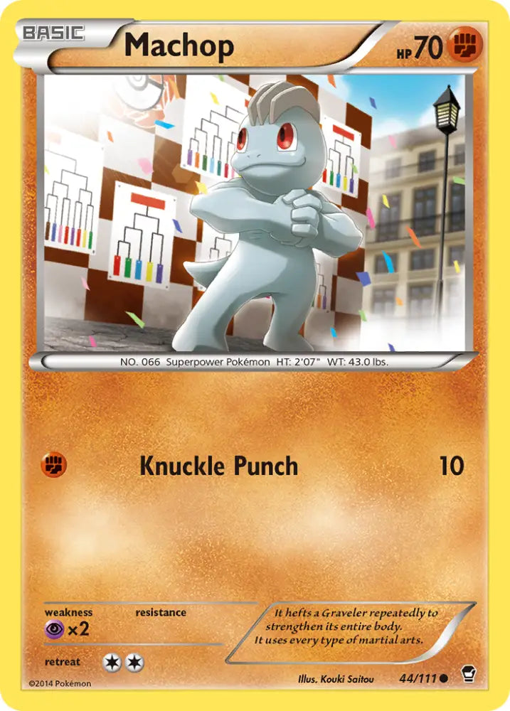 Machop (44/111) [XY: Furious Fists] - Pokemon Single