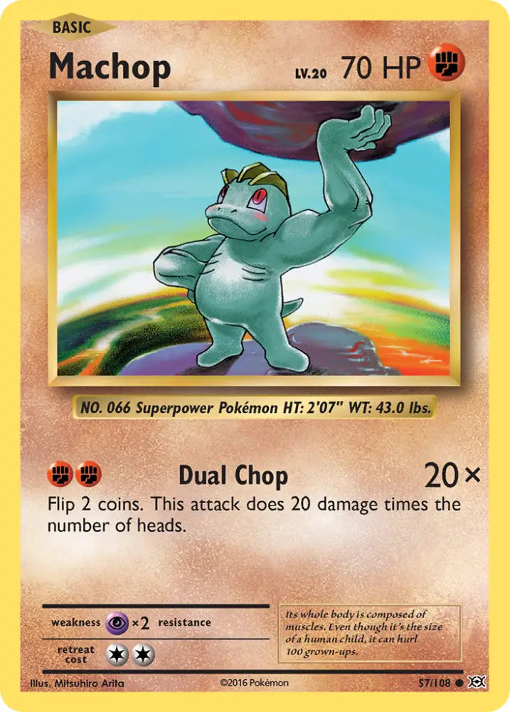 Machop (57/108) [XY: Evolutions] - Pokemon Single