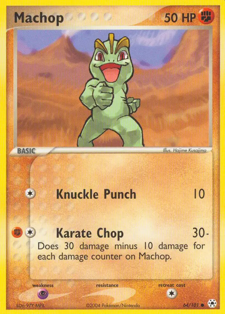 Machop (64/101) [EX: Hidden Legends] - Pokemon Single