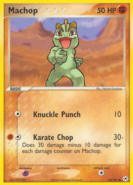 Machop (64/101) [EX: Hidden Legends] - Pokemon Single