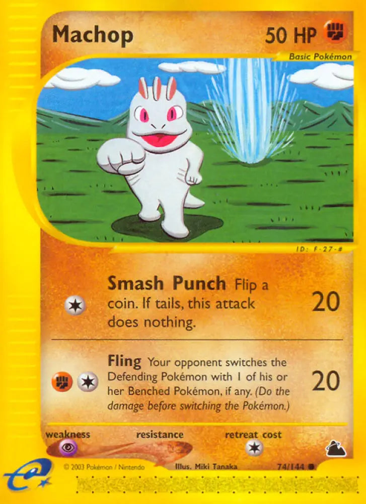 Machop (74/144) [Skyridge] - Pokemon Single