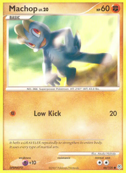 Machop (86/130) [Diamond & Pearl: Base Set] - Pokemon Single