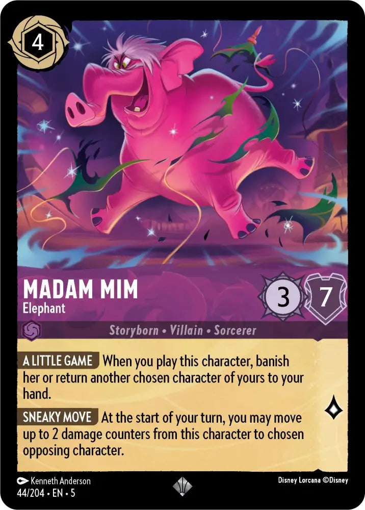 Madam Mim - Elephant (44/204) [Shimmering Skies] - Lorcana Single
