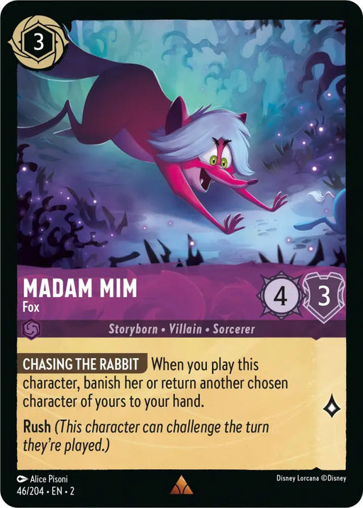 Madam Mim - Fox (46/204) [Rise of the Floodborn] - Lorcana Single