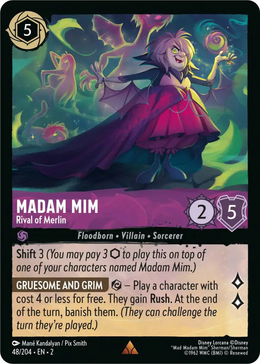 Madam Mim - Rival of Merlin (48/204) [Rise of the Floodborn] - Lorcana Single