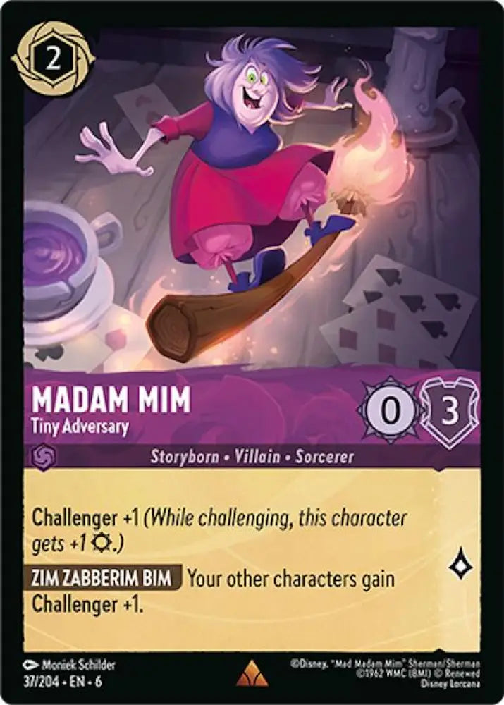 Madam Mim - Tiny Adversary (37/204) [Azurite Sea] - Lorcana Single
