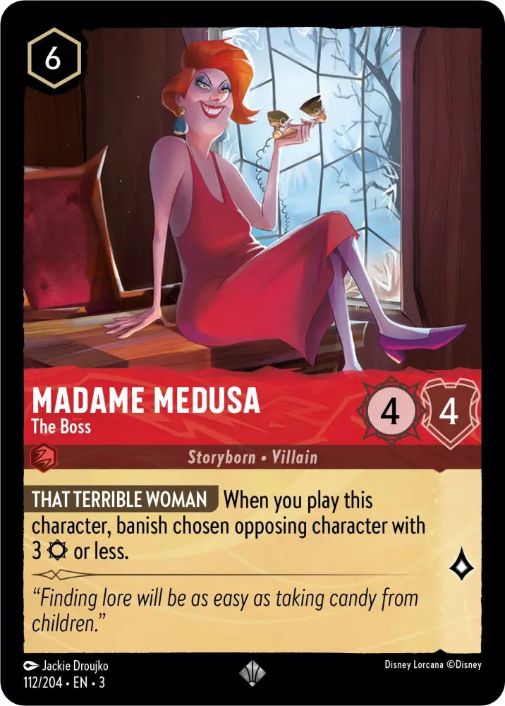 Madame Medusa - The Boss (112/204) [Into the Inklands] - Lorcana Single