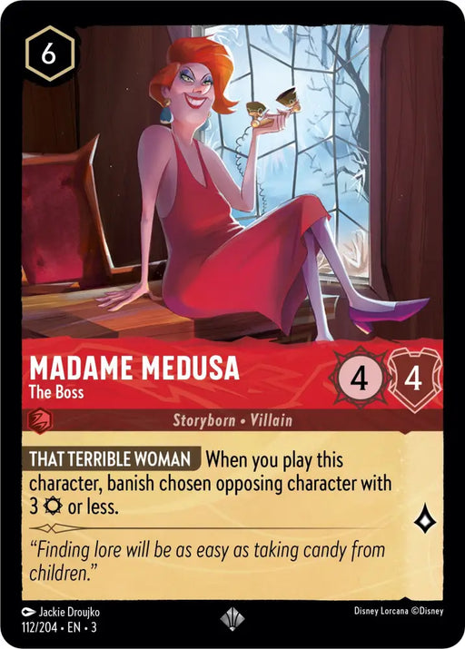 Madame Medusa - The Boss (112/204) [Into the Inklands] - Lorcana Single
