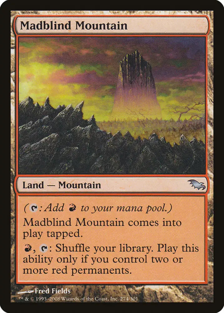 Madblind Mountain [Shadowmoor] - MTG Single