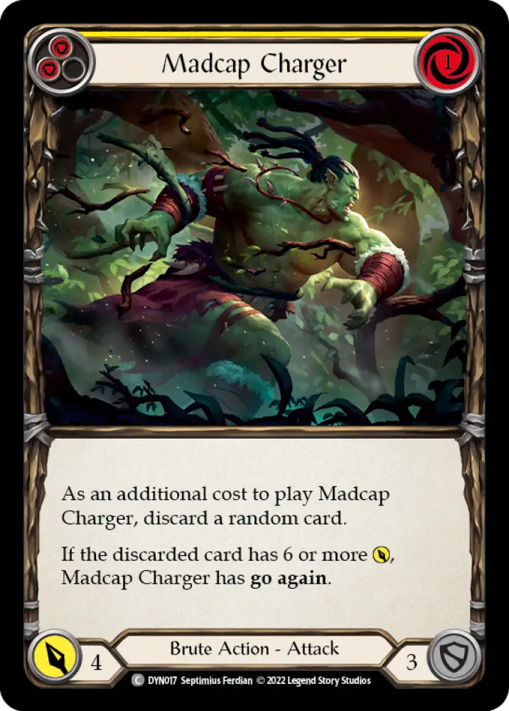 Madcap Charger (Yellow) [Dynasty] - Flesh And Blood Single