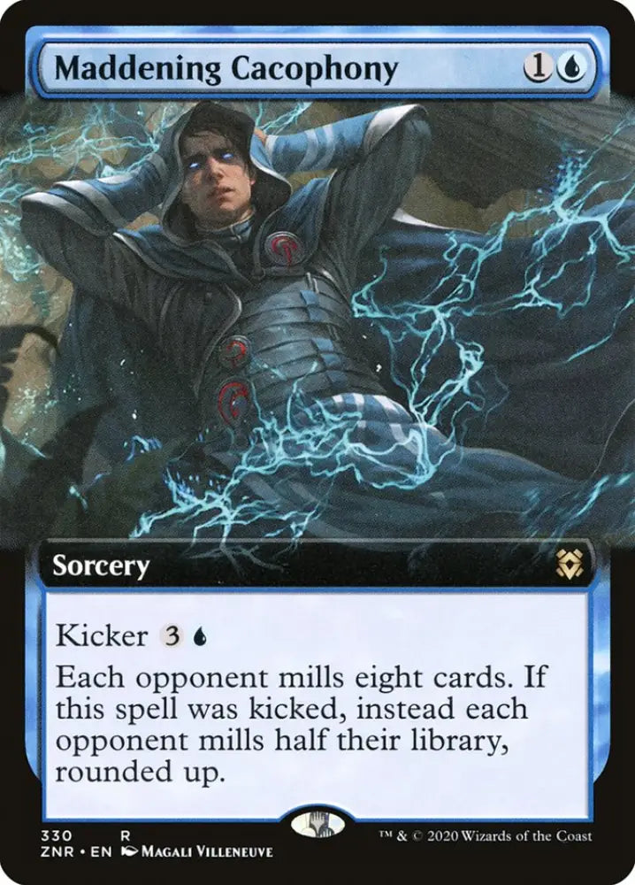 Maddening Cacophony (Extended Art) [Zendikar Rising] - MTG Single