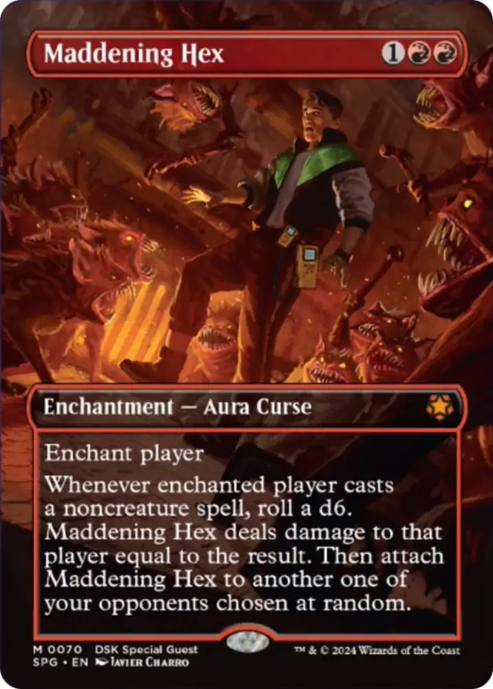 Maddening Hex (Borderless) [Duskmourn: House of Horror Special Guests] - MTG Single